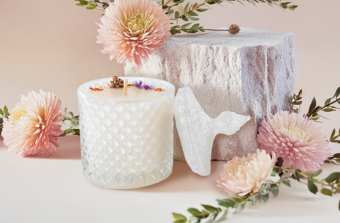 By the Fireplace Candle