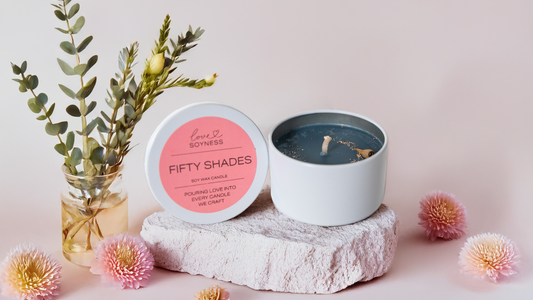 Fifty Shades Tin Candle