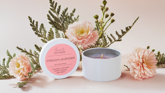 French Lavender Tin Candle