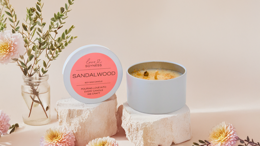 Sandalwood Tin Candle