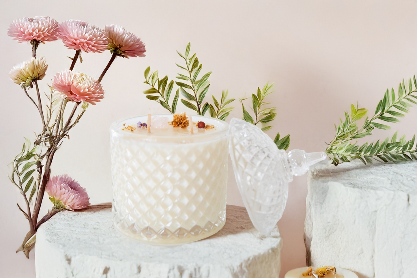 Vintage Holiday Candle