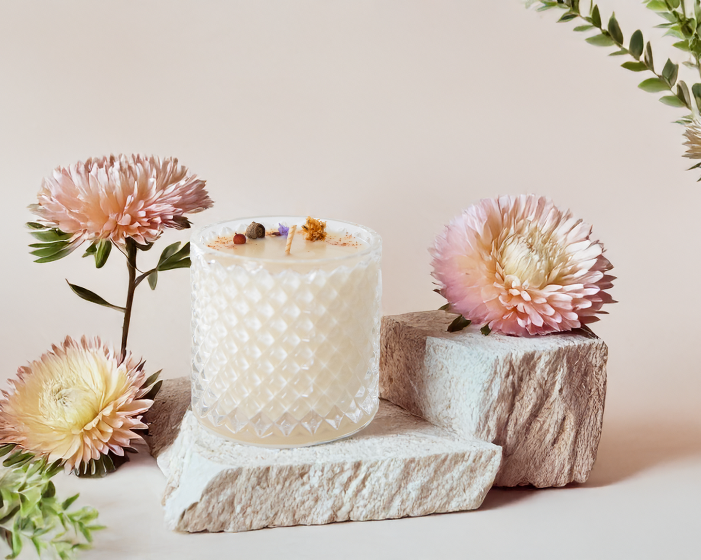 Vintage Holiday Candle