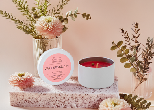 Watermelon Tin Candle
