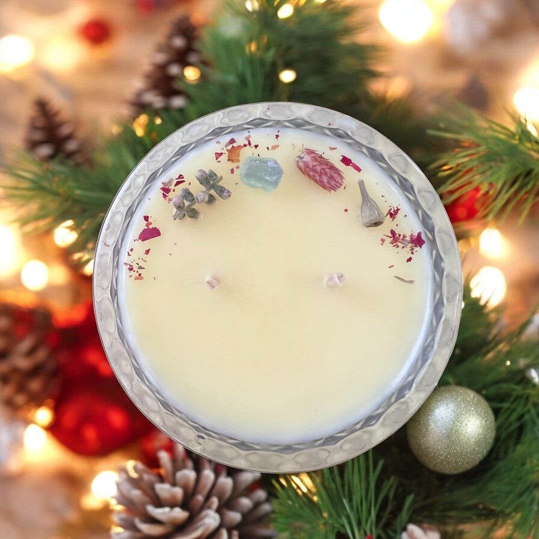 Vintage Holiday Candle