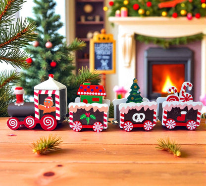 🍭 Gingerbread Candy Train